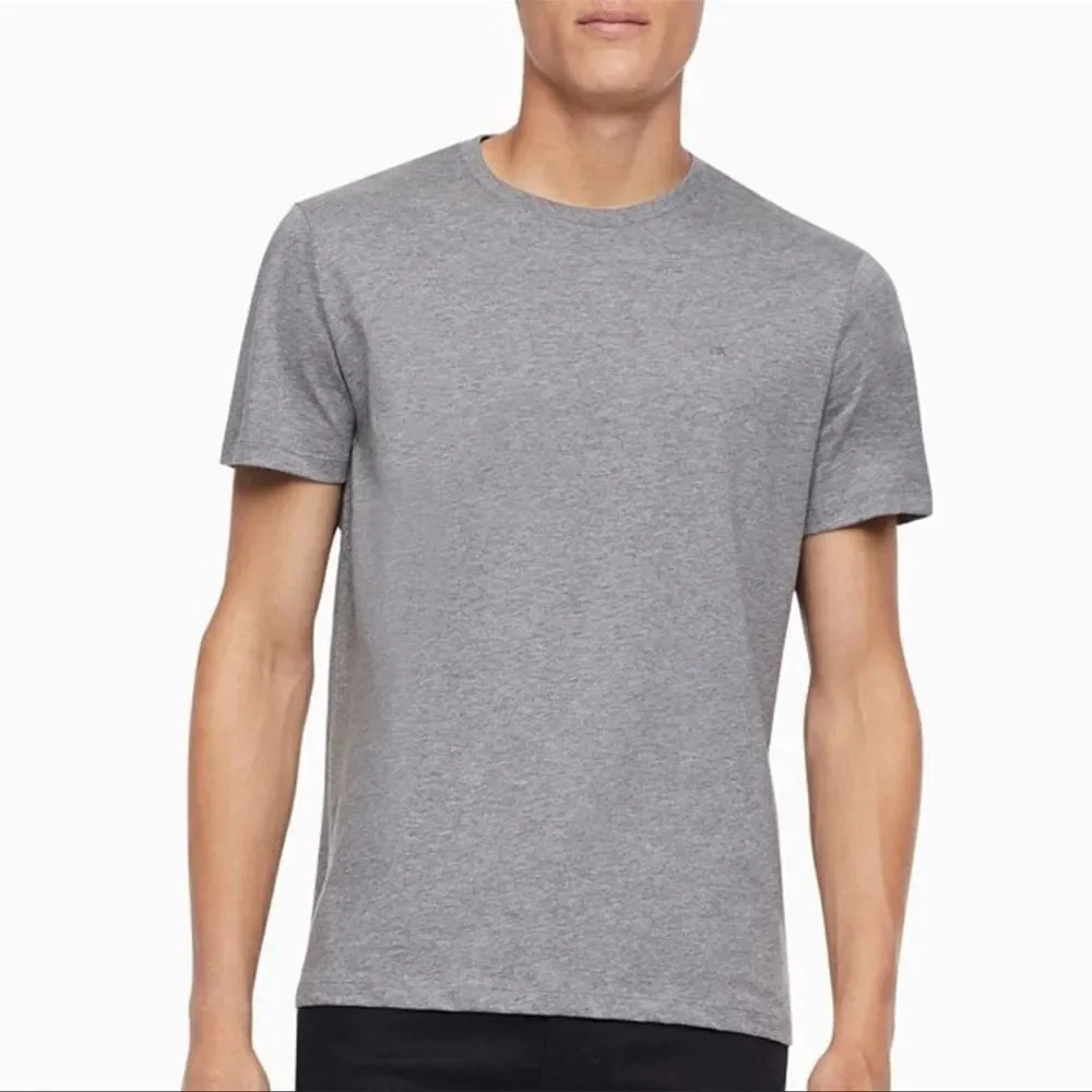 Calvin Klein liquid touch T-shirt Medium Gray New #175